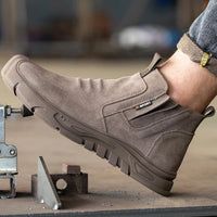 Chaussures de Sécurité Montantes Beige - Saturn - Bricolo-Pro