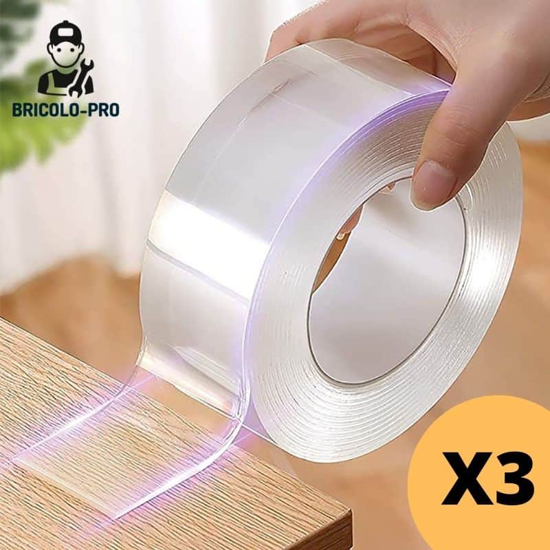 Adhésif Double Face Extra Fort – 4 Rouleaux De 2,5 Cm X 10 M | Parfait Pour Tapis, Photos, Travaux Manuels & Décoration Maison - 12