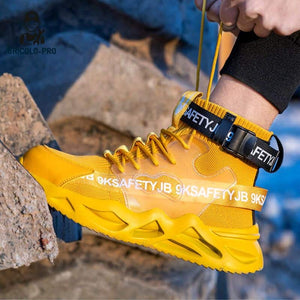 Chaussures de Sécurité Montantes Légères Jaunes SafeGuard