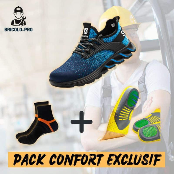 [Comfort Pack] SUADEX Premium Lightweight Safety Shoes