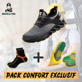 [Comfort Pack] SUADEX Premium Lightweight Safety Shoes