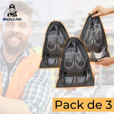 [Pack de 3] Sacs de rangement pour chaussures de Sécurité - EasyBag™