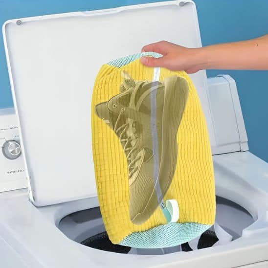 Sac de Lavage de chaussures Jaune