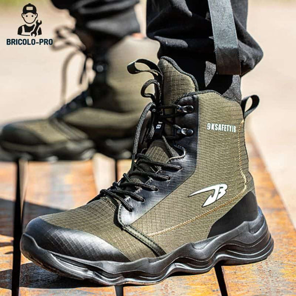 Premium High Top Safety Shoes - SecurityMax™