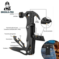 Marteau Multifonction Premium 12-EN-1 - MagicHammer™ - Bricolo-Pro