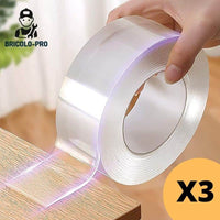 Ruban Adhésif Double Face Ultra Puissant (3 Unités) - PowerTape - Bricolo-Pro