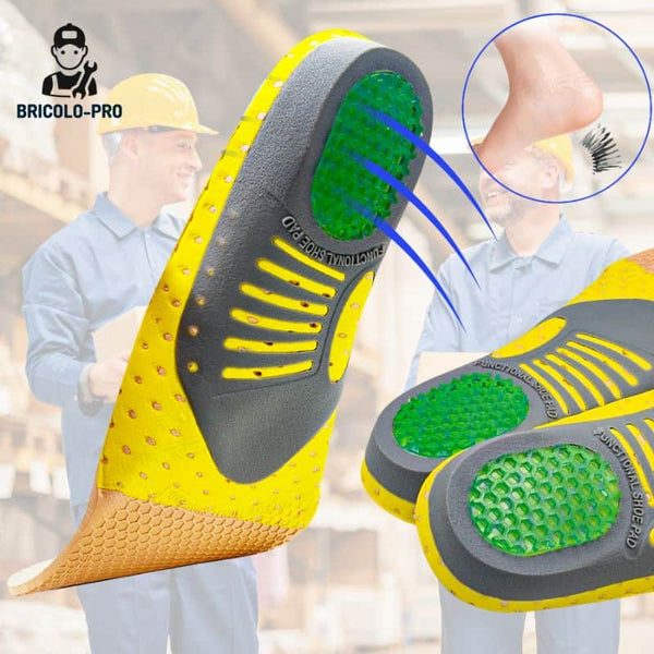 Semelles Orthopédiques Adaptables Premium - SoftSoles™ - Bricolo-Pro