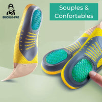 Semelles Orthopédiques Adaptables Premium - SoftSoles™ - Bricolo-Pro