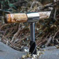 Tarière Bushcraft 2-EN-1 Premium | EasyWood™ - Bricolo-Pro