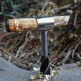 Tarière Bushcraft 2-EN-1 Premium | EasyWood™ - Bricolo-Pro
